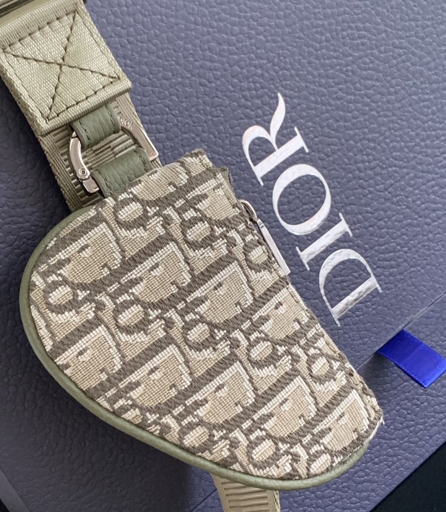 A bag leather men's Saddle 23 cm фото 6