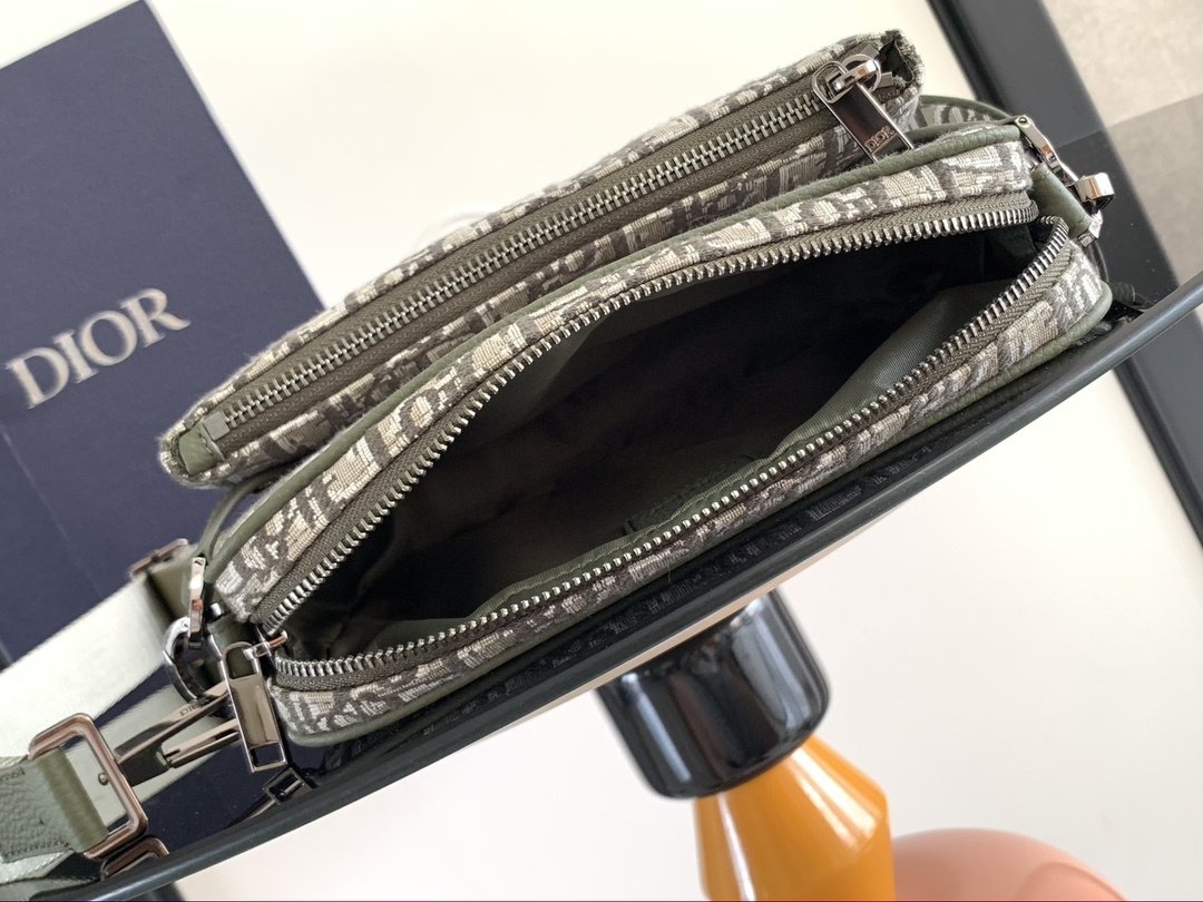 A bag leather men's Saddle 23 cm фото 8