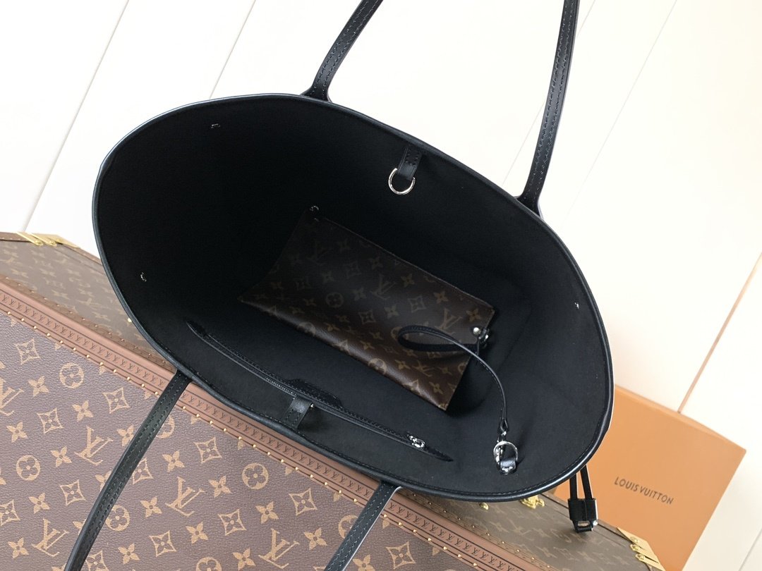 Сумка шкіряна Neverfull 32 см фото 5