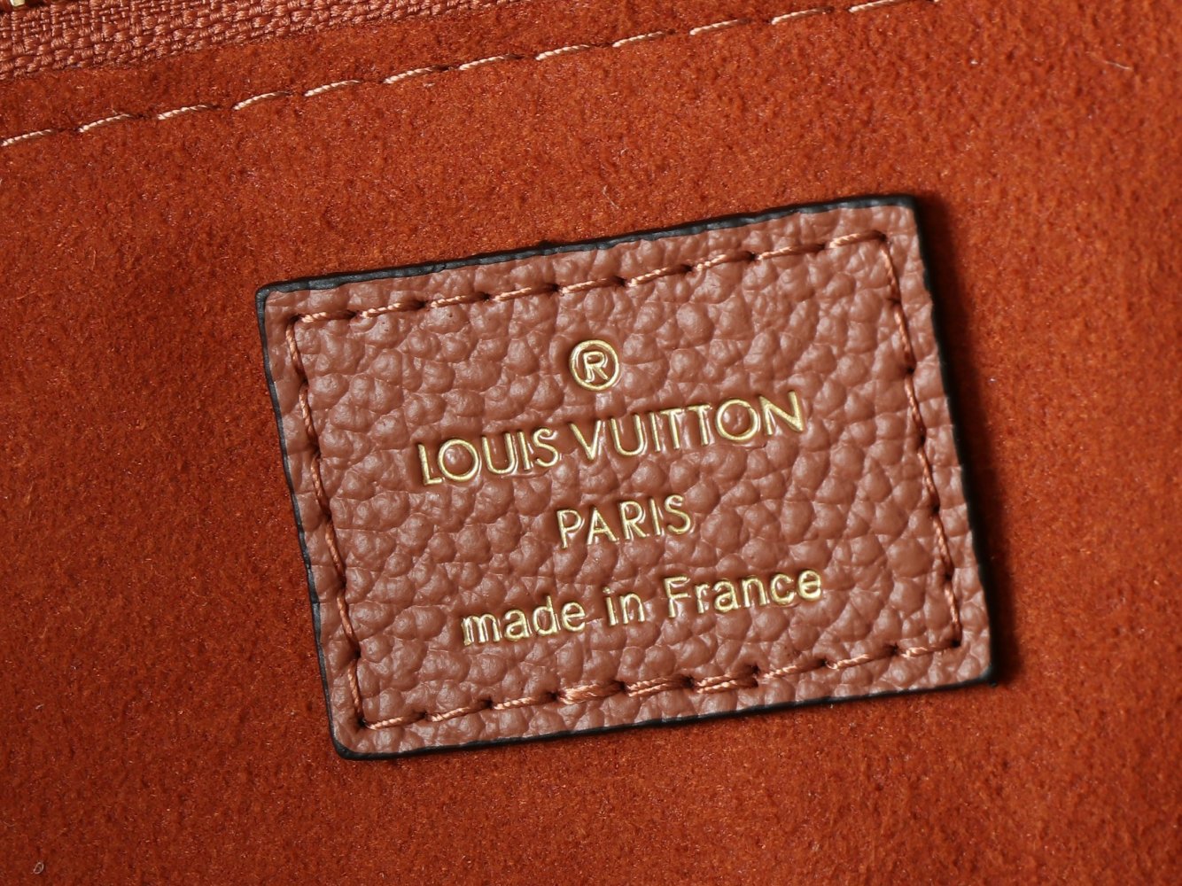 Сумка кожаная Neverfull Medium 31 см фото 10