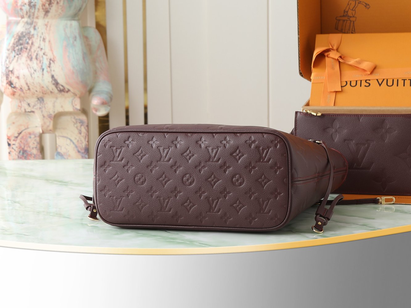 Сумка шкіряна Neverfull Medium 31 см фото 4