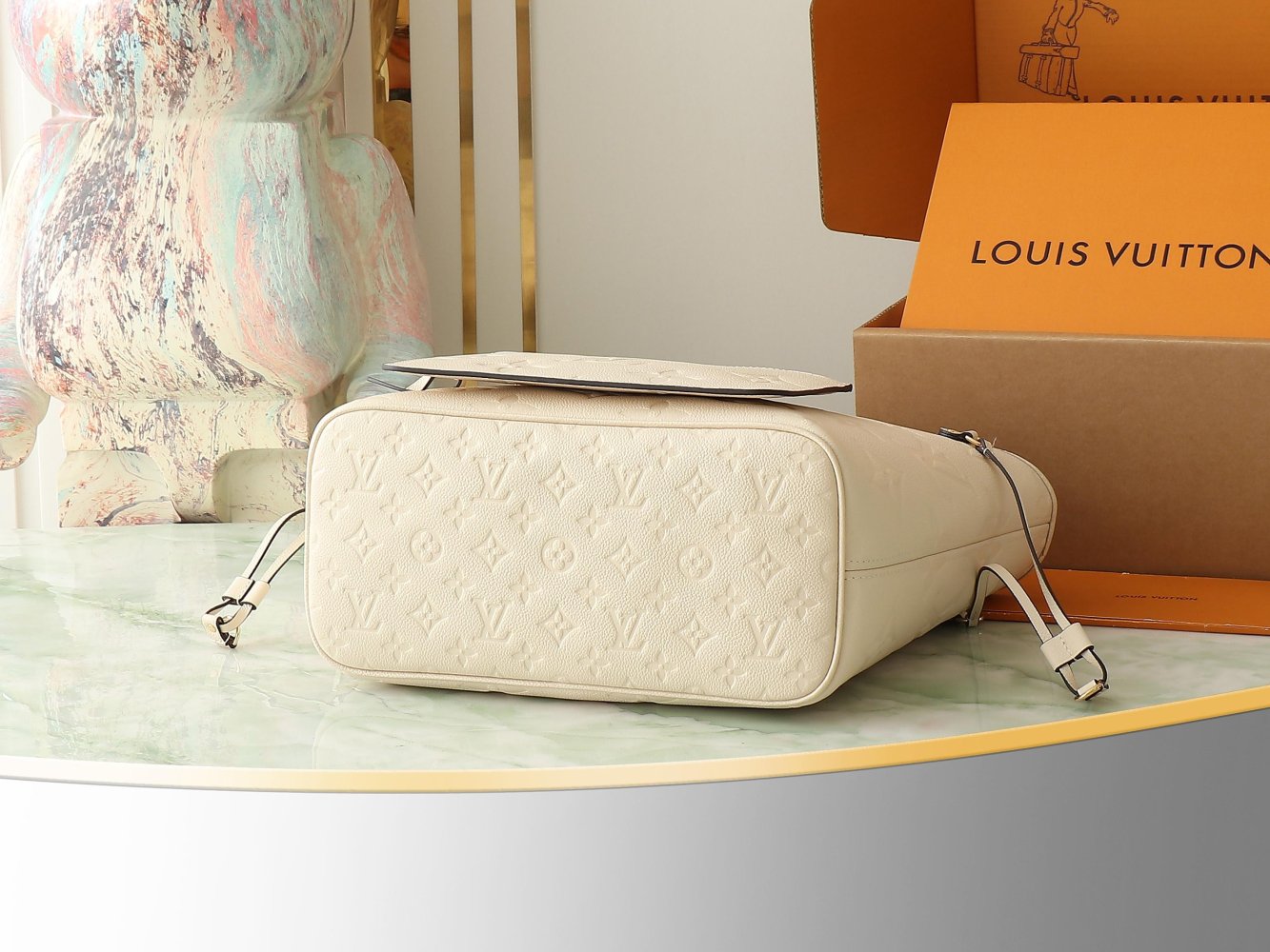 Сумка шкіряна Neverfull Medium 31 см фото 5