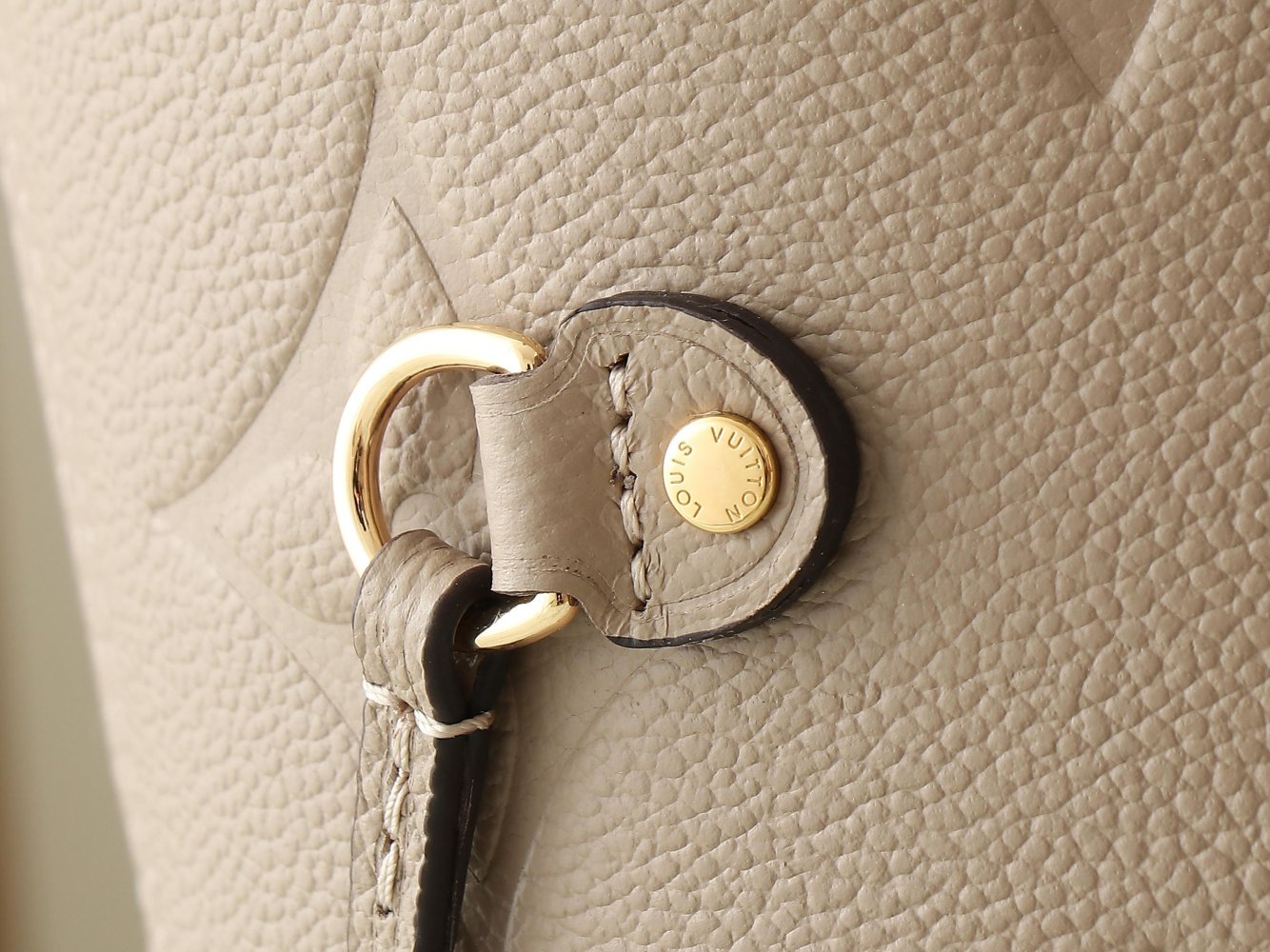 Сумка кожаная Neverfull Medium 31 см фото 6