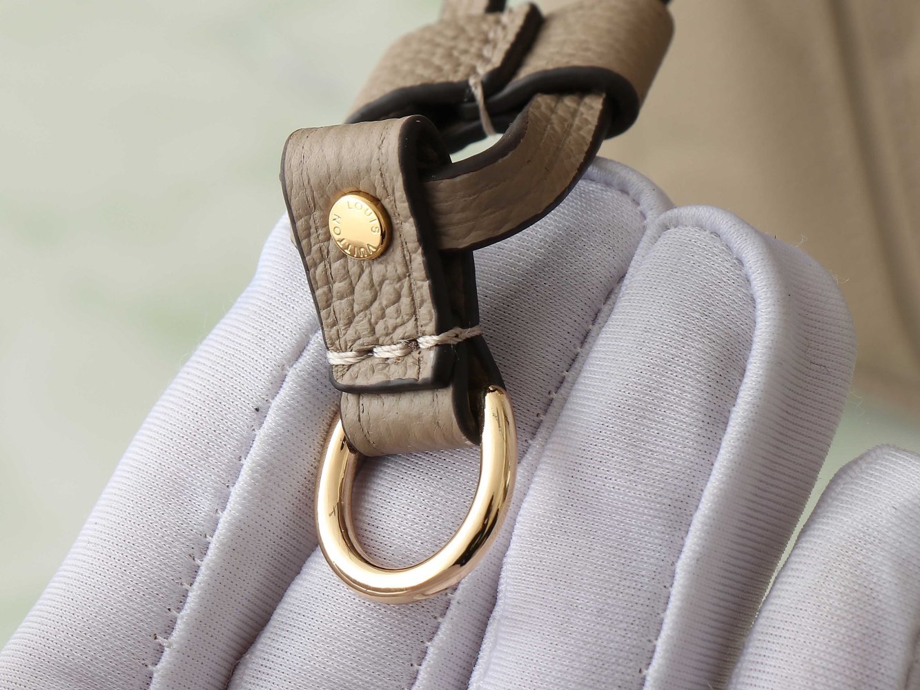 Сумка кожаная Neverfull Medium 31 см фото 7