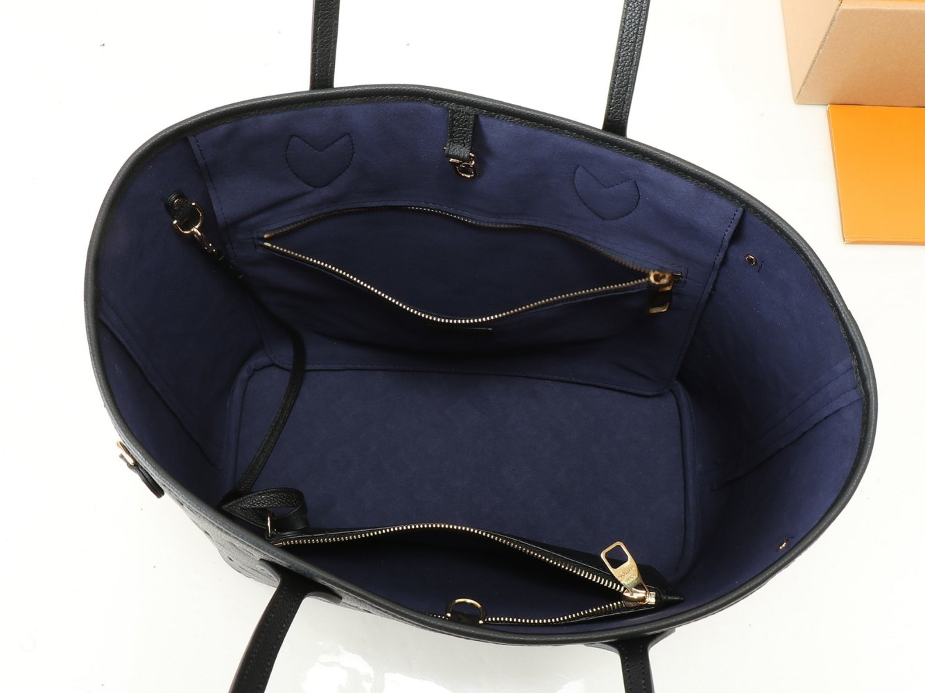 Сумка кожаная Neverfull Medium 31 см фото 7