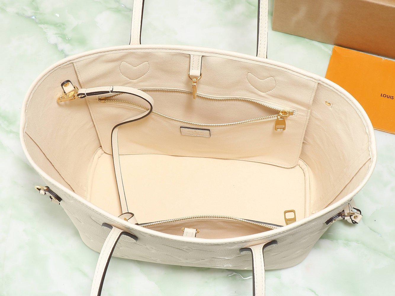 Сумка шкіряна Neverfull Medium 31 см фото 8