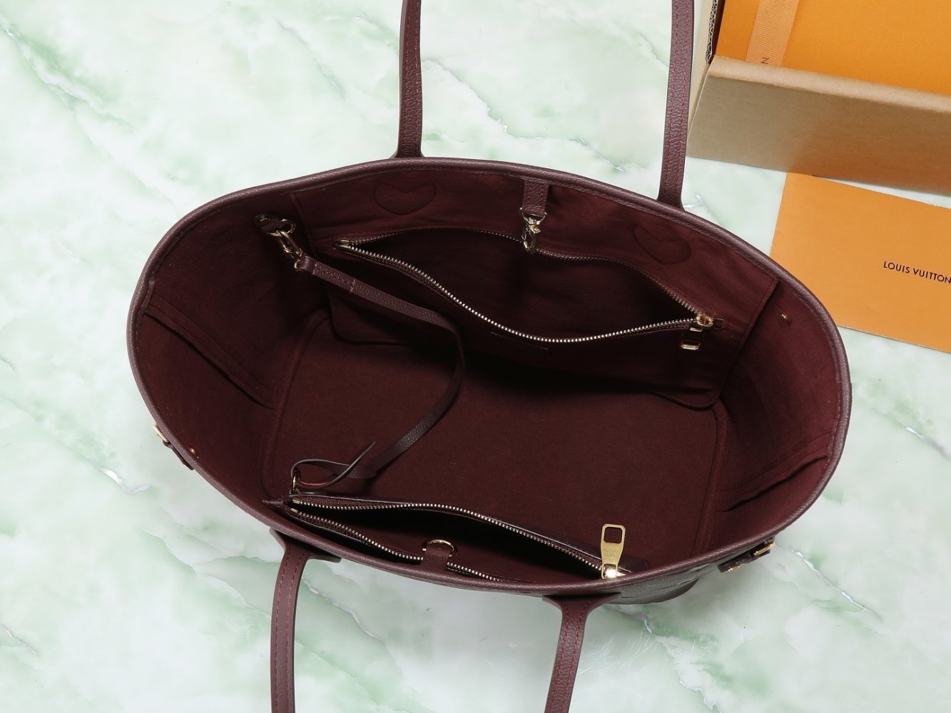 Сумка шкіряна Neverfull Medium 31 см фото 8