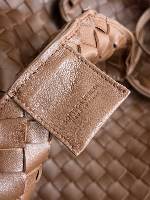 Сумка кожаная плетеная Campana 33 см фото 2