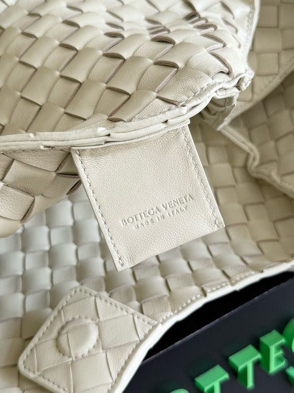 Сумка шкіряна плетені Campana 33 см фото 5