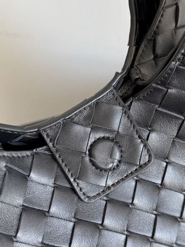 Сумка шкіряна плетені Campana 33 см фото 6