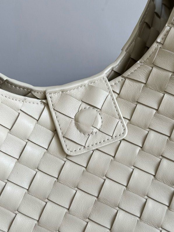 Сумка шкіряна плетені Campana 33 см фото 7