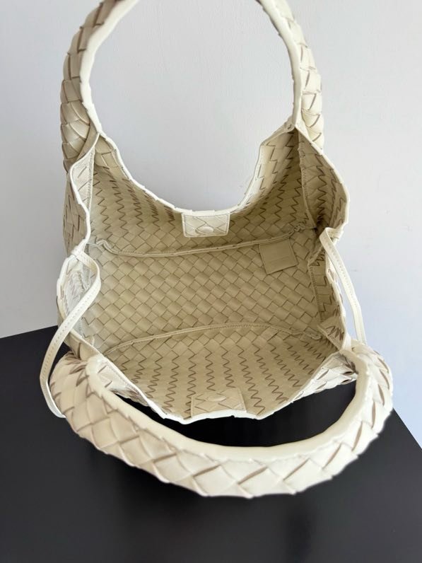 Сумка шкіряна плетені Campana 33 см фото 8