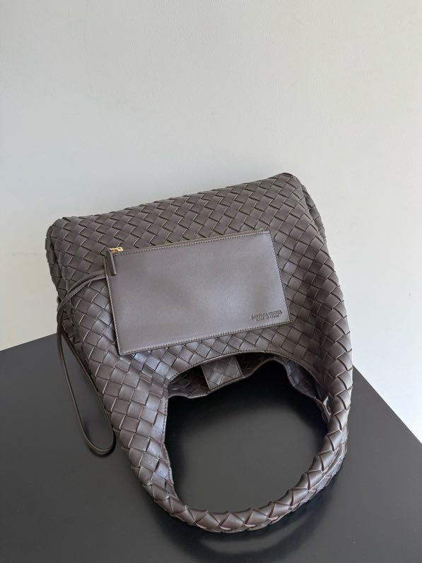 Сумка шкіряна плетені Campana 39 см фото 3