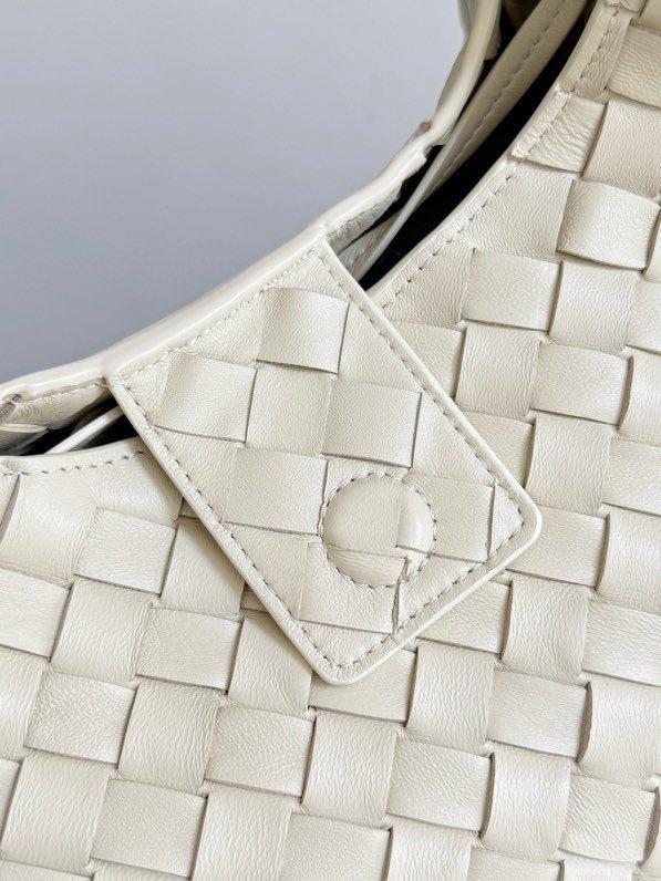 Сумка шкіряна плетені Campana 39 см фото 4