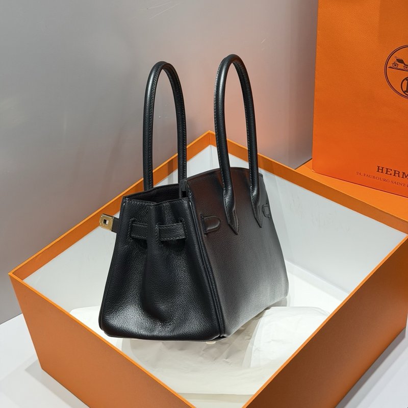 Сумка кожаная Shoulder Birkin Gold 29 см фото 3