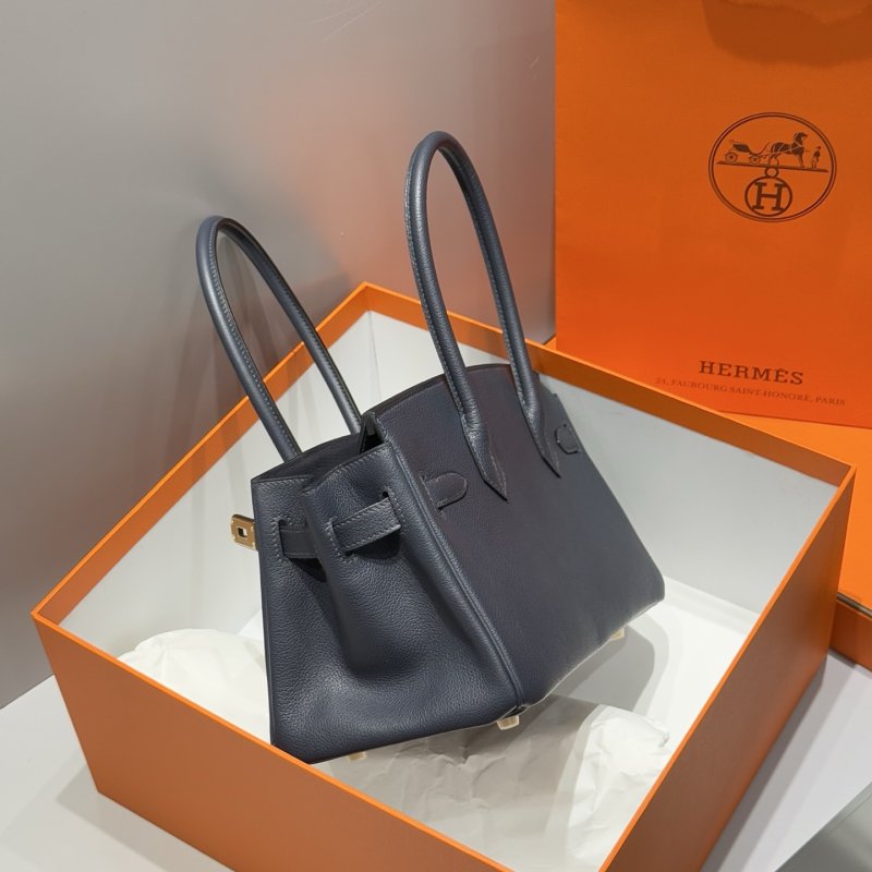 Сумка кожаная Shoulder Birkin Gold 29 см фото 3