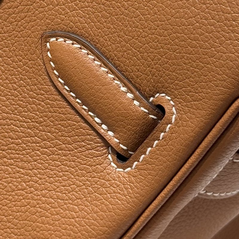 Сумка кожаная Shoulder Birkin Gold 29 см фото 5