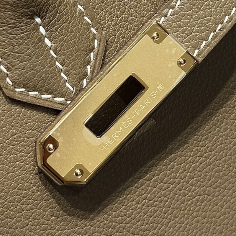 Сумка кожаная Shoulder Birkin Gold 29 см фото 5