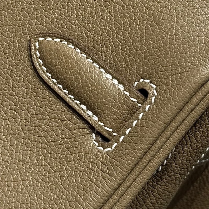 Сумка кожаная Shoulder Birkin Gold 29 см фото 7