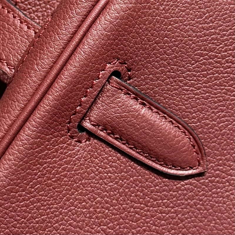 Сумка кожаная Shoulder Birkin Silver 29 см фото 7