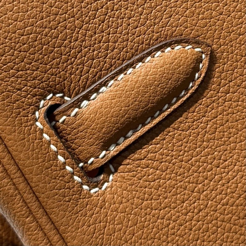 Сумка кожаная Shoulder Birkin Silver 29 см фото 8