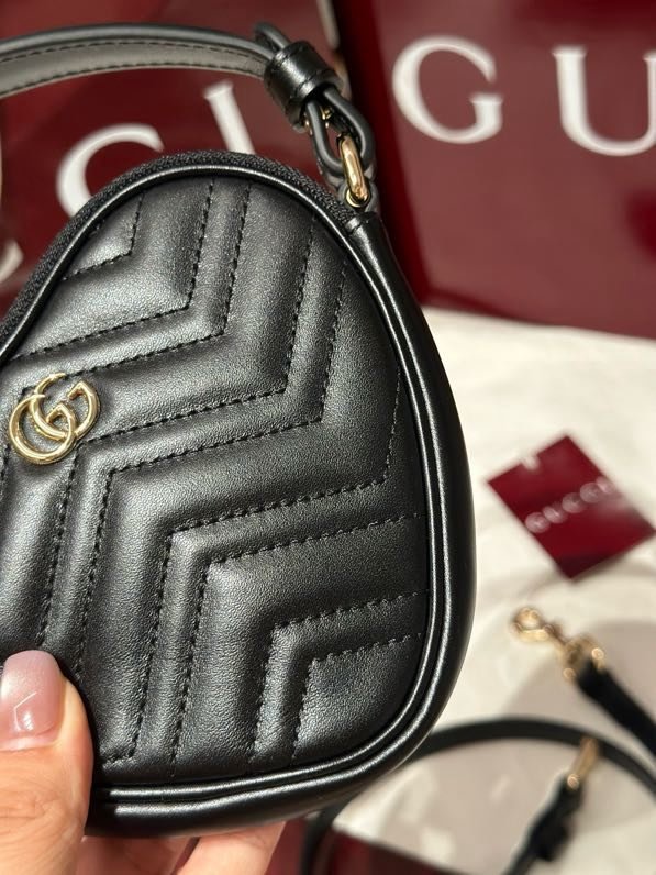 A bag leather at form hearts фото 7