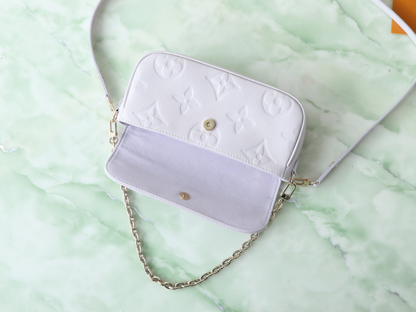 Сумка кожаная Wallet on Chain Ivy 23 см фото 7