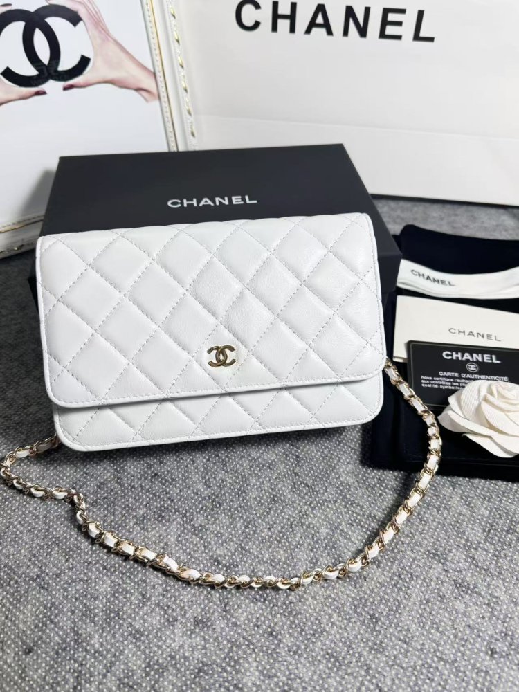 Сумка кожаная WOC 19 см