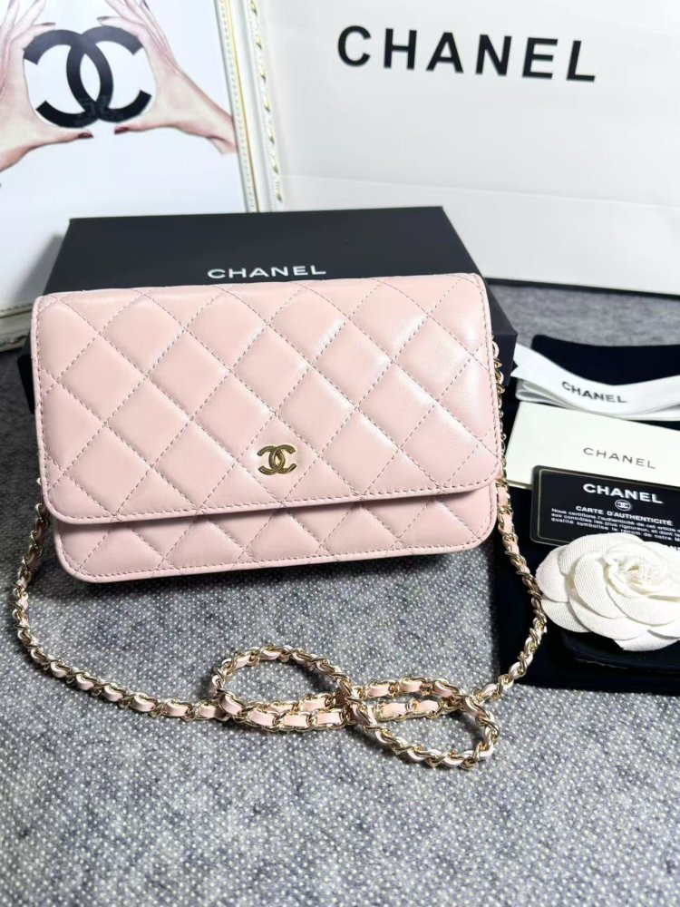 Сумка кожаная WOC 19 см