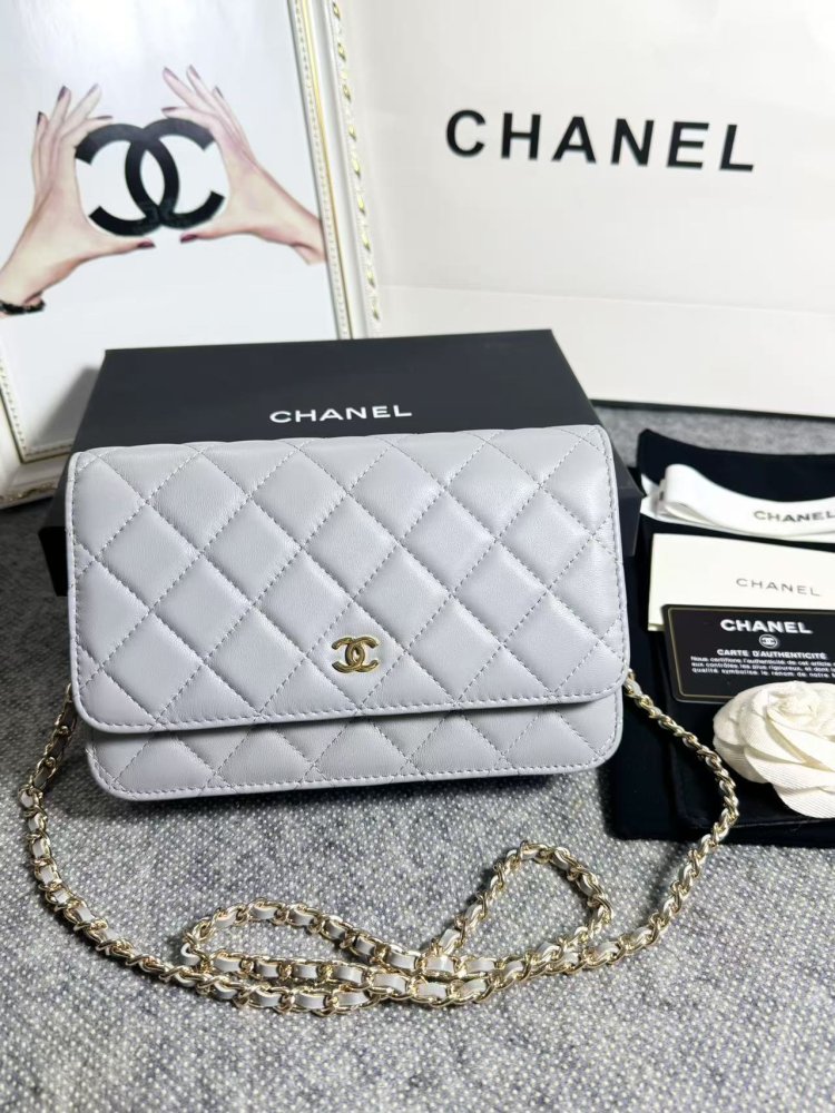 Сумка кожаная WOC 19 см