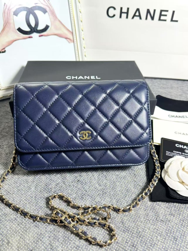 Сумка кожаная WOC 19 см