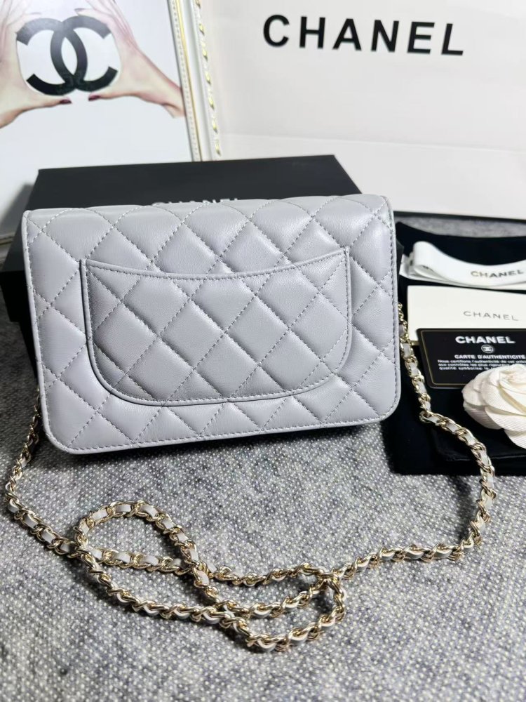 Сумка кожаная WOC 19 см фото 2