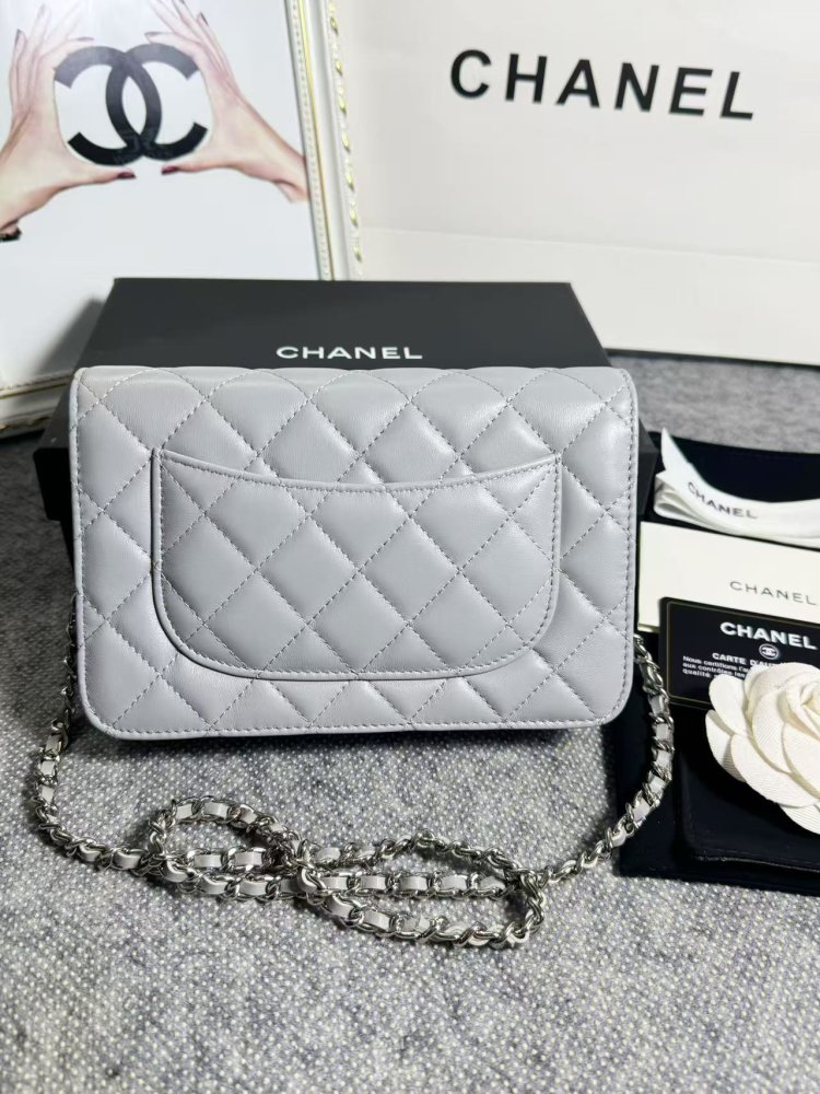 Сумка кожаная WOC 19 см фото 2