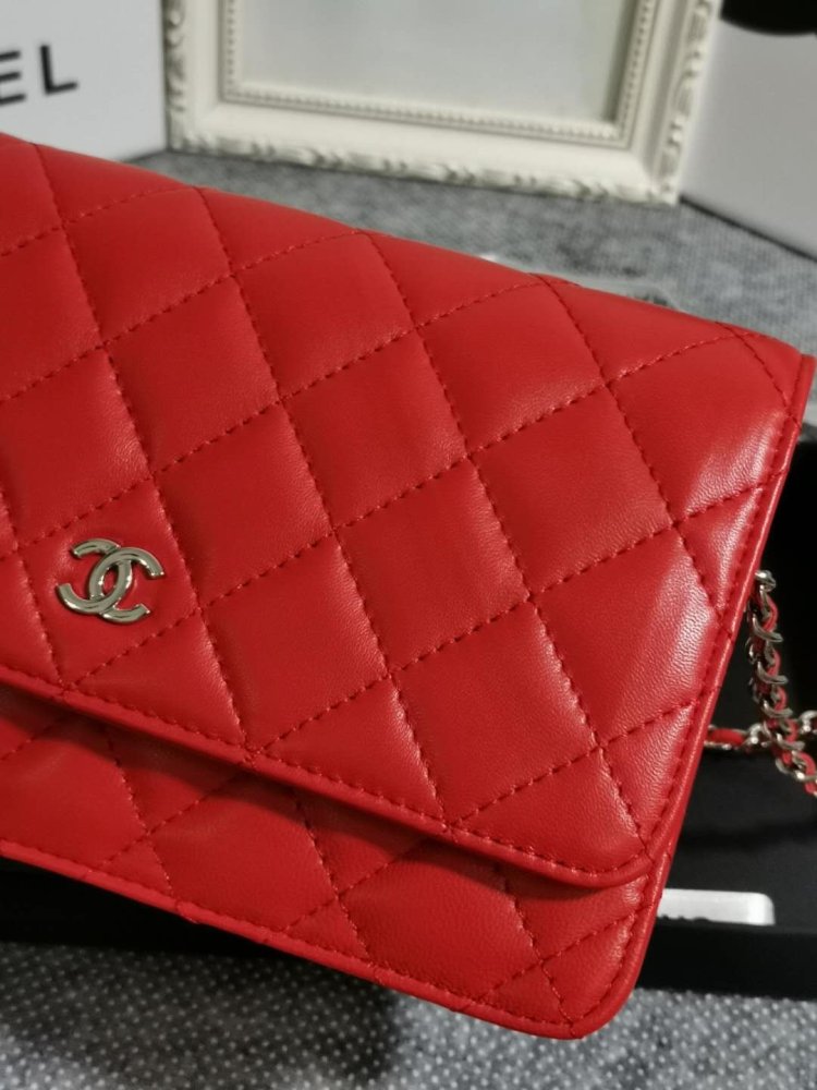 A bag leather WOC 19 cm фото 3