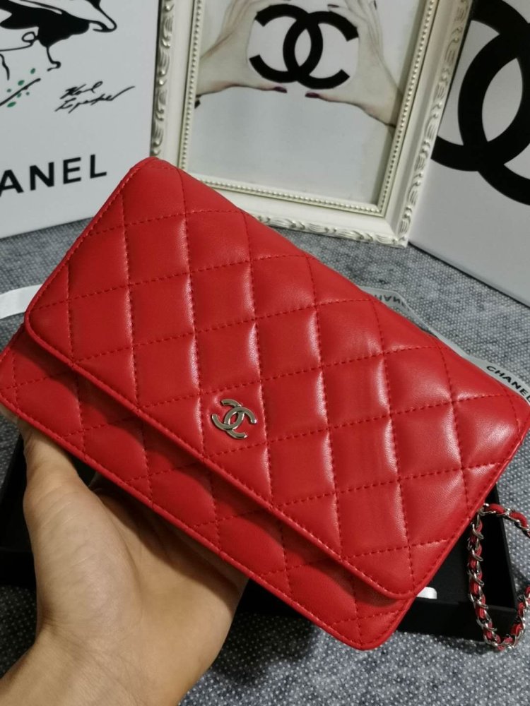 A bag leather WOC 19 cm фото 4