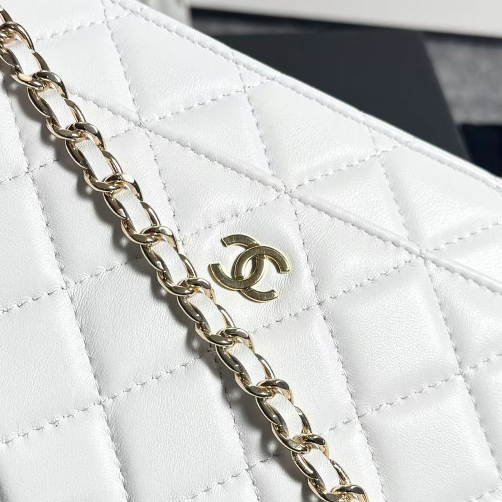 Сумка кожаная WOC 19 см фото 5