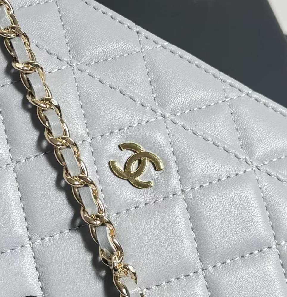 Сумка кожаная WOC 19 см фото 5