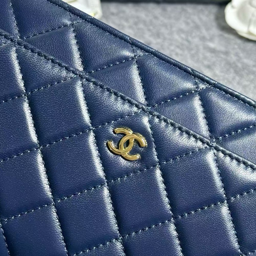 Сумка кожаная WOC 19 см фото 5