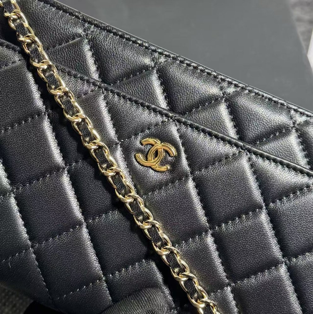 Сумка кожаная WOC 19 см фото 5