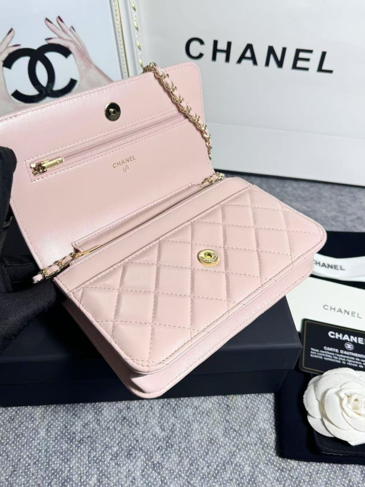 Сумка кожаная WOC 19 см фото 6