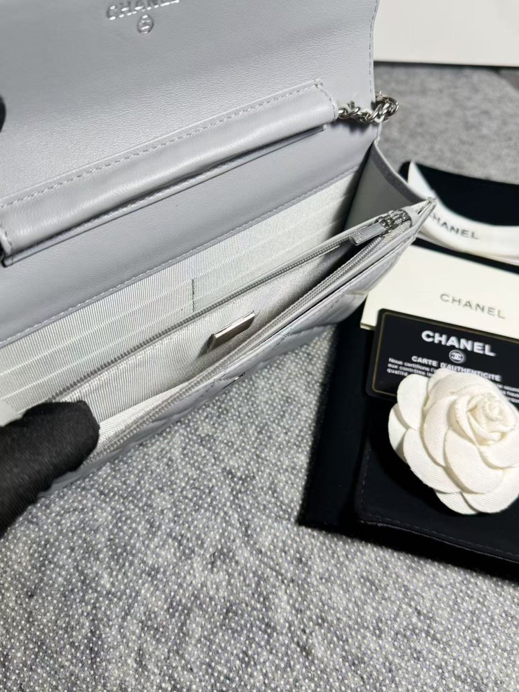 Сумка кожаная WOC 19 см фото 6