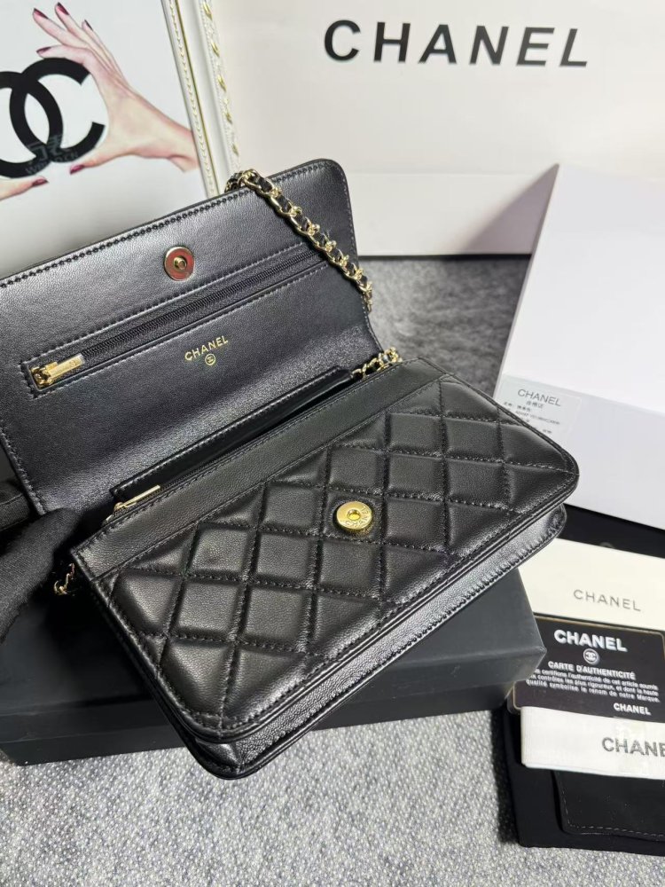 Сумка кожаная WOC 19 см фото 6