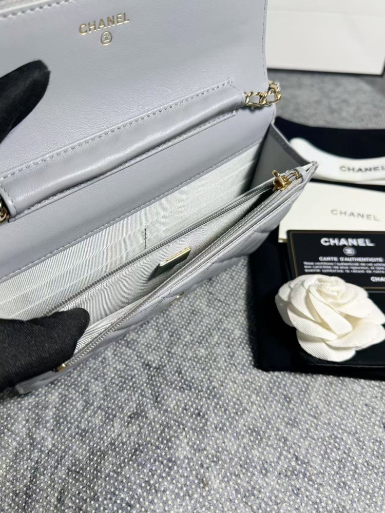 Сумка кожаная WOC 19 см фото 7