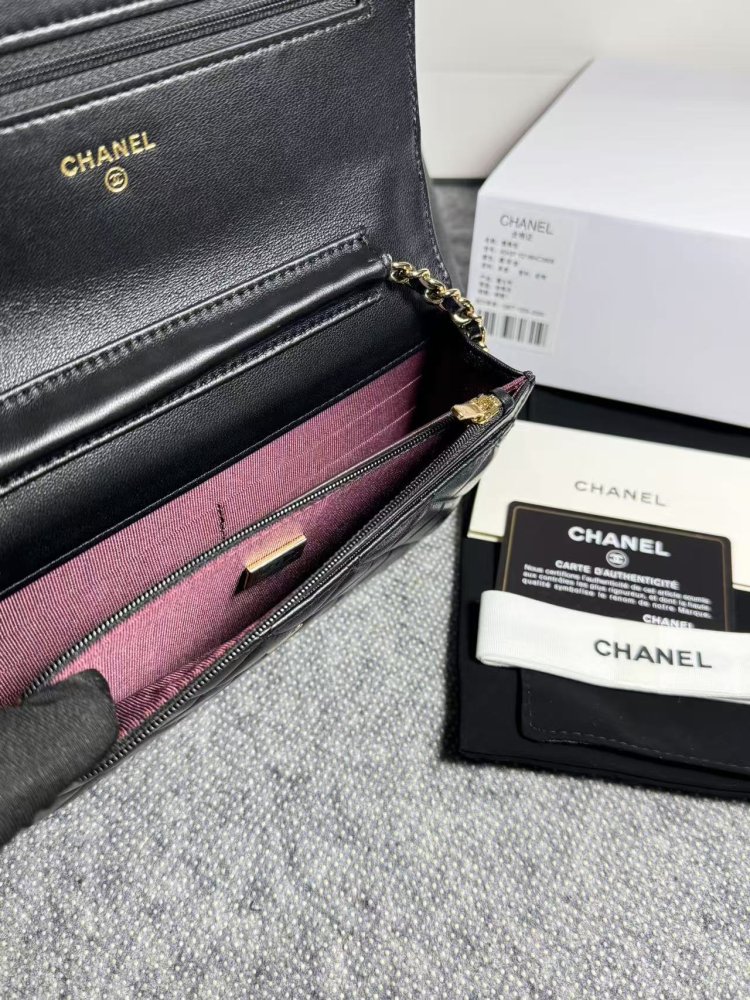 Сумка кожаная WOC 19 см фото 7