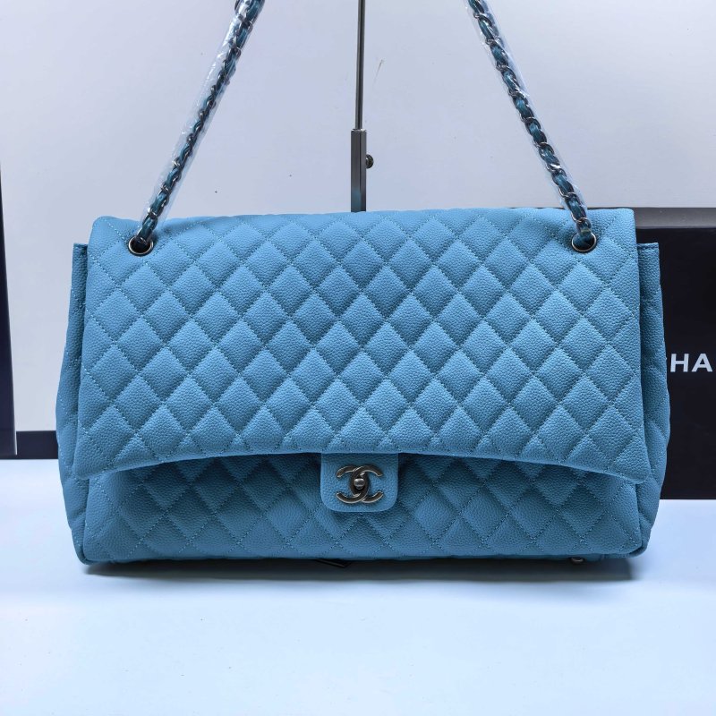 Сумка кожаная женская Chanel CF Extra Large Airport Bag 46 см