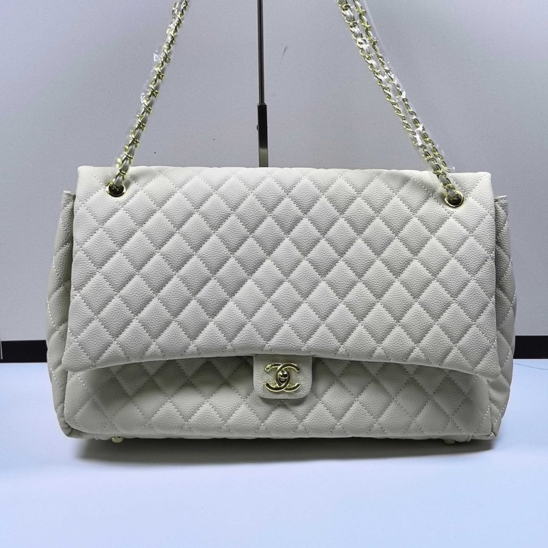 Сумка кожаная женская Chanel CF Extra Large Airport Bag 46 см