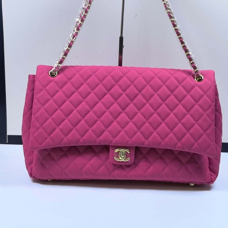 Сумка кожаная женская Chanel CF Extra Large Airport Bag 46 см