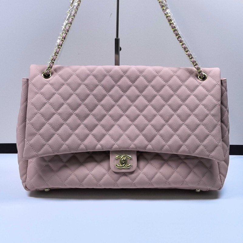 Сумка кожаная женская Chanel CF Extra Large Airport Bag 46 см