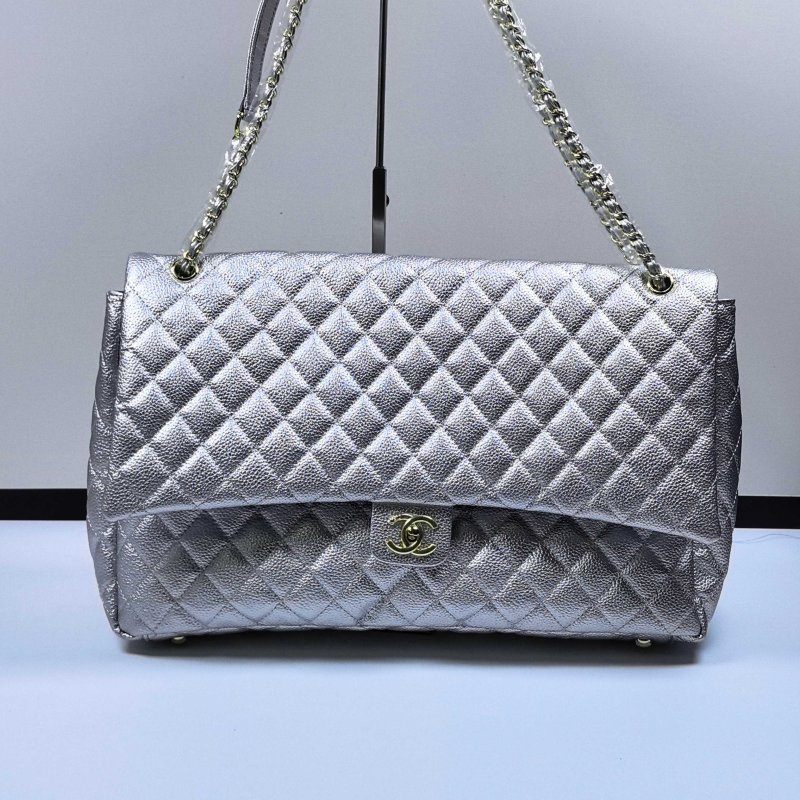 Сумка кожаная женская Chanel CF Extra Large Airport Bag 46 см