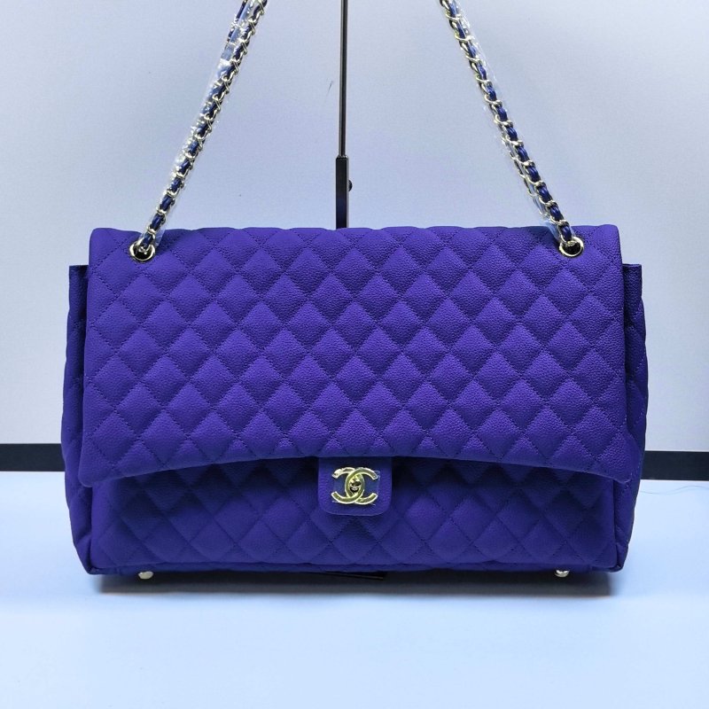 Сумка кожаная женская Chanel CF Extra Large Airport Bag 46 см